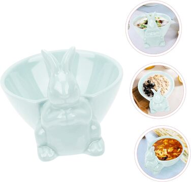 Керамическая миска с кроликом HOLIDYOYO