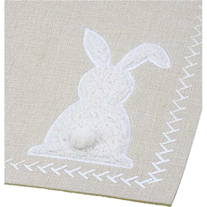 Фетрові серветки, пасхальна прикраса, 45 x 35 см - 4 шт. и, серветки, скатертини, серветки Великодній заєць, пасхальна прикраса, весняна прикраса столу прикраса та захист для обіднього столу, столу у вітальні