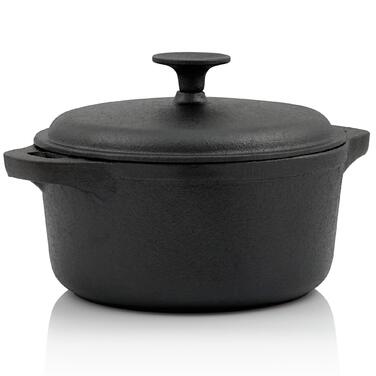 Чавунна жаровня з кришкою 22,5 см 4 л BBQ-Toro