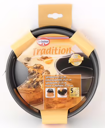 Форма для выпечки разъемная круглая Ø 18 см Tradition Dr. Oetker