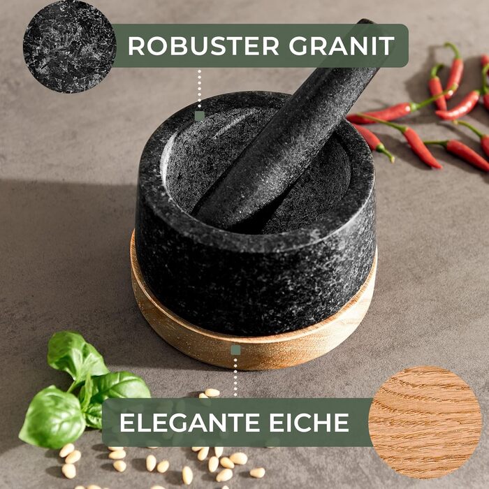 Ступка з товкачем 14 см WALDWERK