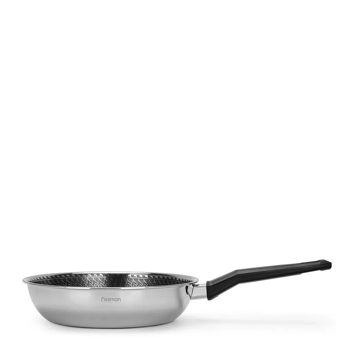 Сковорода для жарки Fissman IRON CHEF 24x5,5 см нержавеющая сталь с антипригарным покрытием (5455)