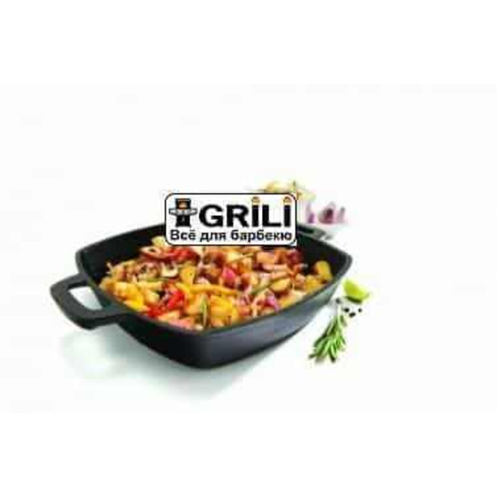 Чавунна сковорода-гриль 24 см. Broil King 91658 Код: 003350