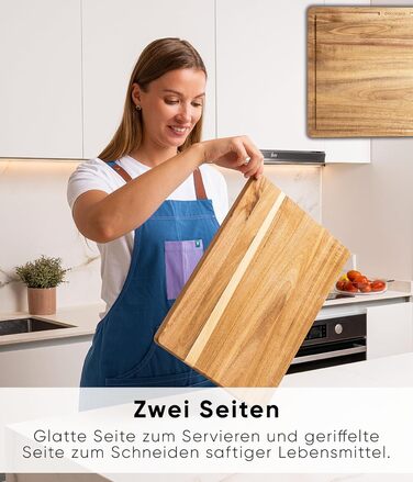 Набір обробних дощок з натурального акацієвого дерева 3 шт Deco haus