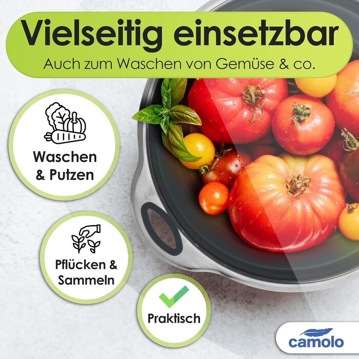 Сито для пасти з нержавіючої сталі та силікону camolo