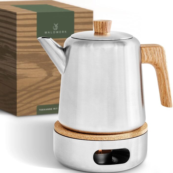Чайник 1,1 л з підігрівачем WALDWERK