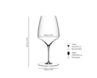 Бокал для красного вина Каберне/Мерло 768 мл, Manufaktur Vitis Riedel