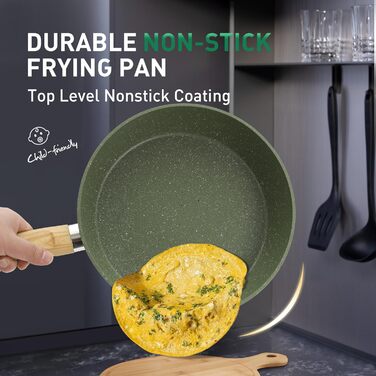 Набір кухонного посуду, 30 предметів, зелений Kitchen Academy