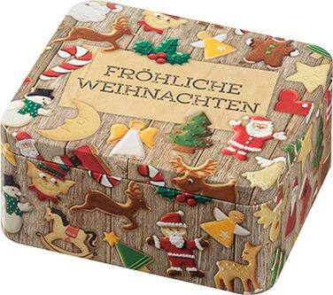 Набір кондитерських коробок маленький, 2 предмета, Fröhliche Weihnachten RBV Birkmann