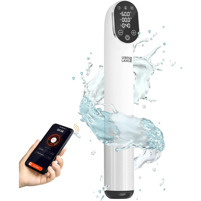 Вт Sous Vide Stick-З додатковим керуванням I Приготування їжі з нержавіючої сталі з таймером для м'яса, риби, овочів Соус Гарер Susvide Sovit Souvidgarer Sou Vid Souc Vide Stab Stick, 1200