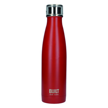 Бутылка металлическая Built Red, с двойными стенками, 500 мл