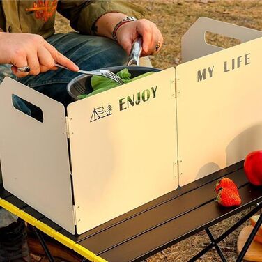 Вітрозахист для газової плити зелений ZYWUOY