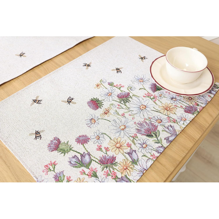 Килимки для серветок набір з 6 шт 35 x 45 см textile idea