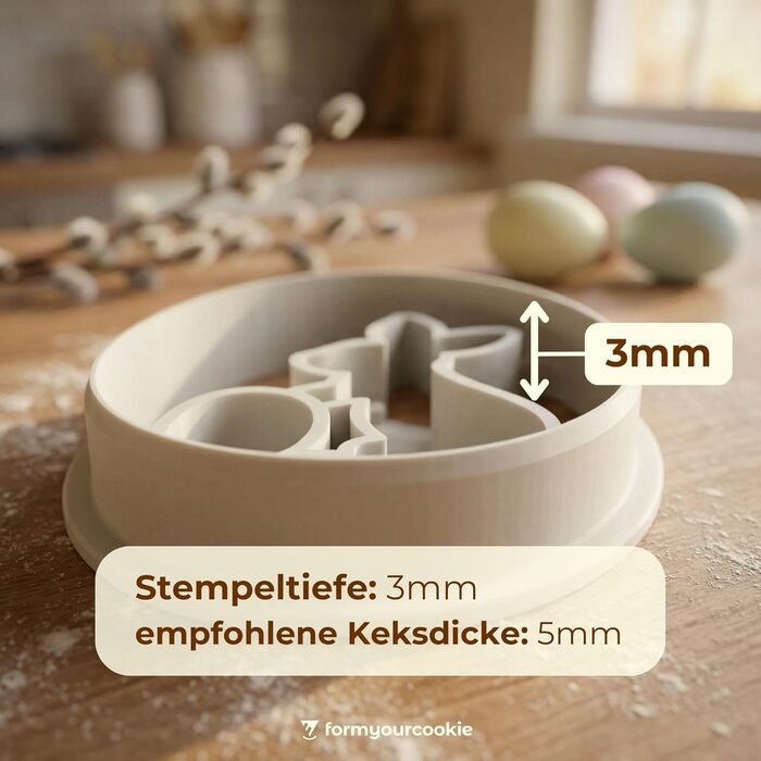 Набір формочок для печива на Великдень 3 шт formyourcookie