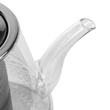 Чайник для заварювання Fissman 1000 мл зі сталевим фільтром жаростійке скло (9173)