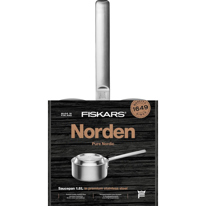 Ківш 1,8 л Fiskars Norden, без покриття (1067637)