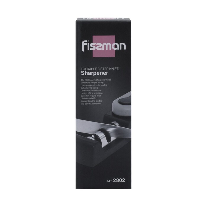 Сложное точило для ножей Fissman 14x4x4.5 см трехшаговая заточка (2802)