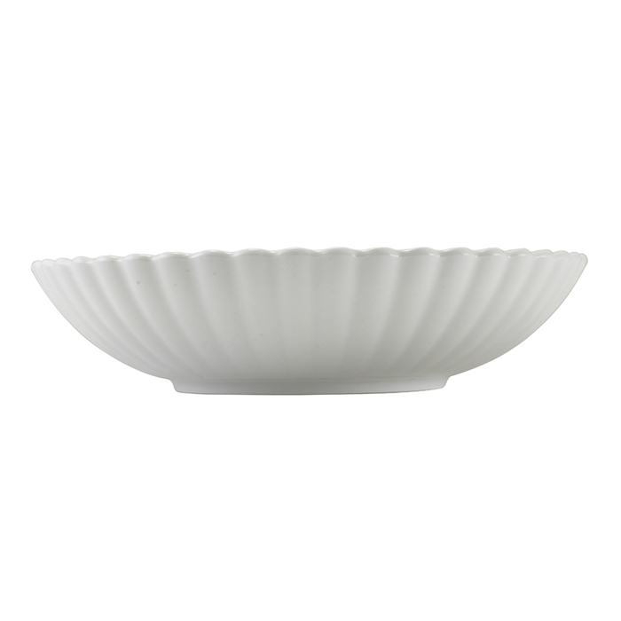 Салатник 1100 мл, 23 см, Incise Porcelain Scalloped, GenWare