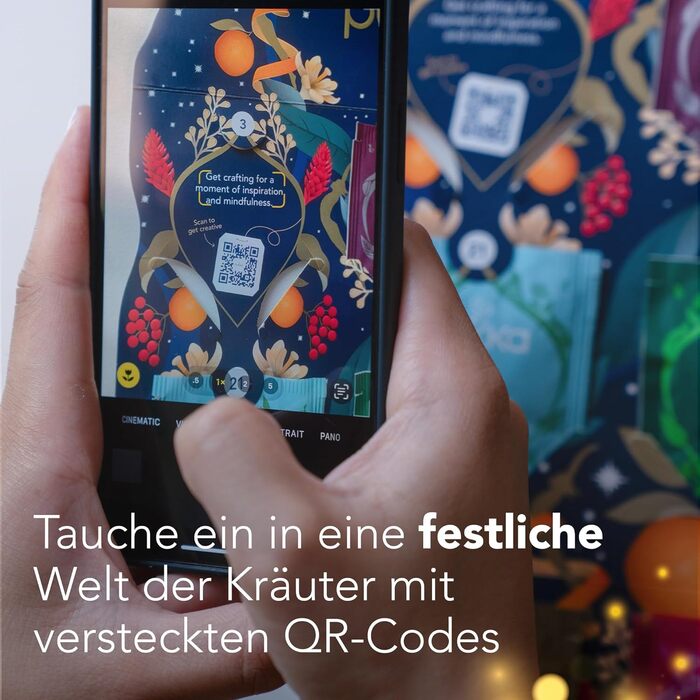 Адвент-календарь 2025, 24 чайных пакетика 12 видов чая Pukka