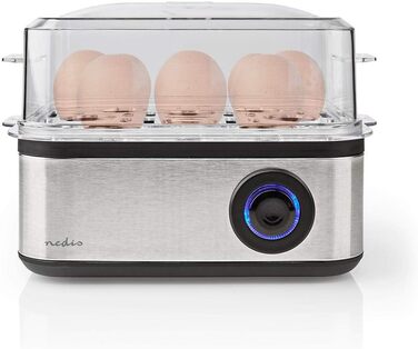 Електрична яйцеварка - 8 яєць, 500 Вт, NEDIS