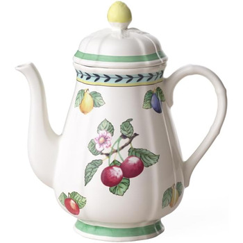 Кофейник 1,1 л белый с росписью French Garden Fleurence Villeroy & Boch