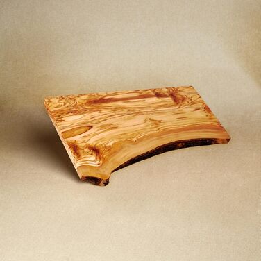 Обробна дошка з натуральної оливкового дерева Das Olivenholzbrett