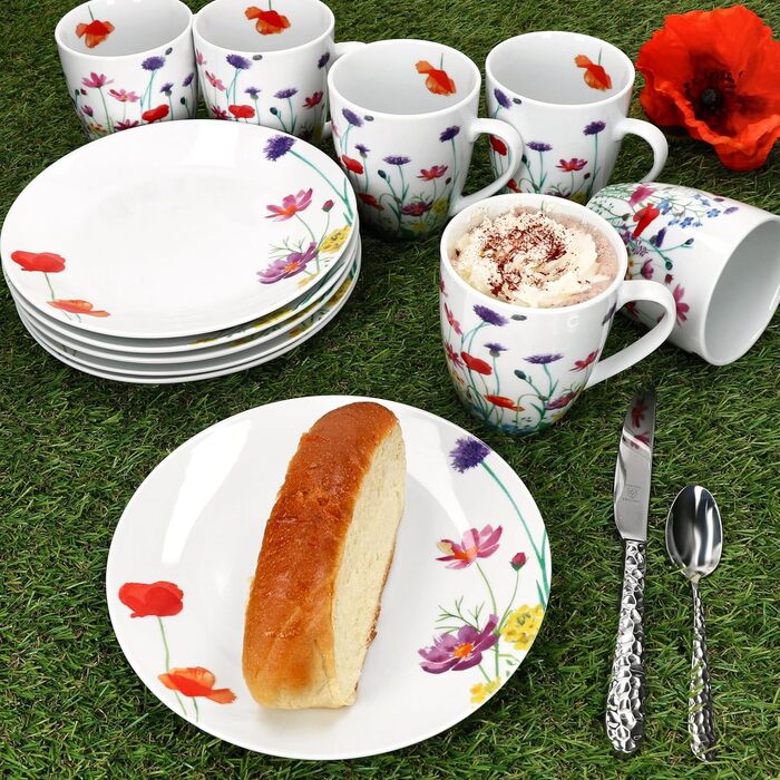 Сніданковий набір з 12 предметів на 6 осіб MamboCat