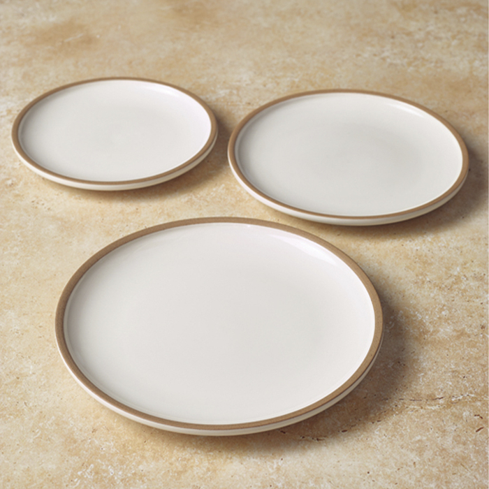 Тарелка 23 см, Kava White Stoneware, GenWare