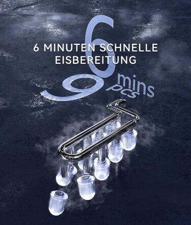 Компактный ледогенератор с функцией самоочистки 100 Вт ecozy