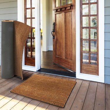 Придверный коврик 200х300 см, кокосовое волокно, натуральный цвет