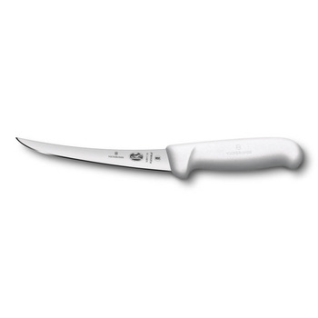 Кухонный нож Victorinox Fibrox Boning Flex лезвие 15см с белым. Ручка