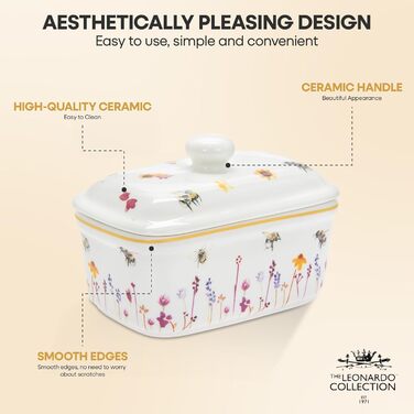 Маслянка з кришкою The Leonardo Collection