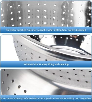 Дуршлаг из нержавеющей стали 30 см MOUMOUTEN