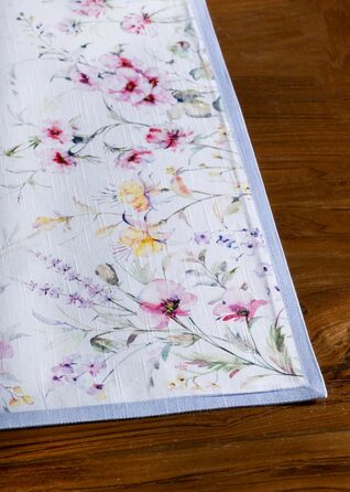 Серветки Maison d&39Hermine зі 100 бавовни, набір з 4 шт. , декоративні серветки, пасхальні серветки, які можна прати, для свят, вечерь, весни, літа (33 см x 48 см) (Літні квіти.)