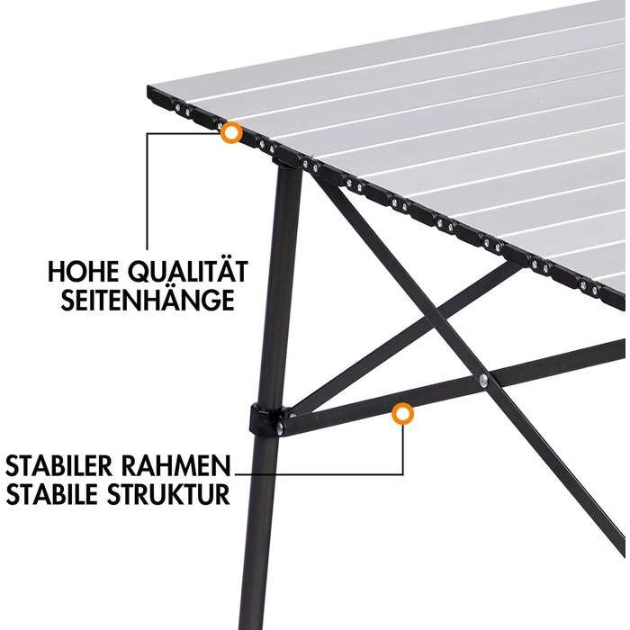 Складной кемпинговый стол белый Portal