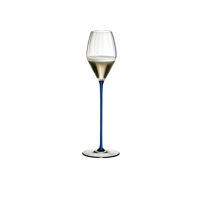 Бокал для шампанского 375 мл, синяя ножка, High Performance Riedel