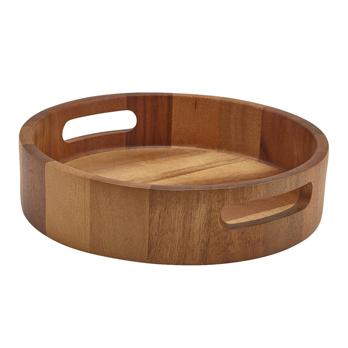 Дошка для подачі 25 см, кругла, акація, GenWare