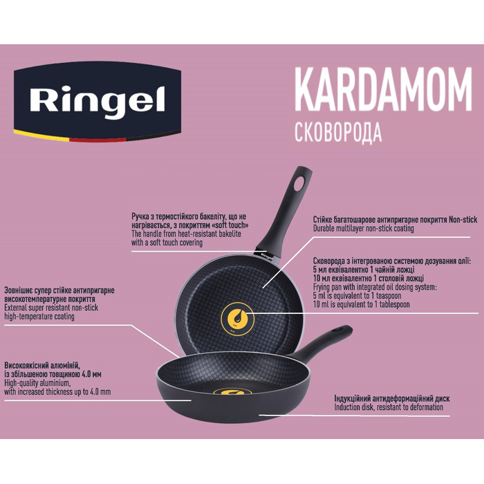 Сковорода RINGEL Kardamom 28 см (6481963)