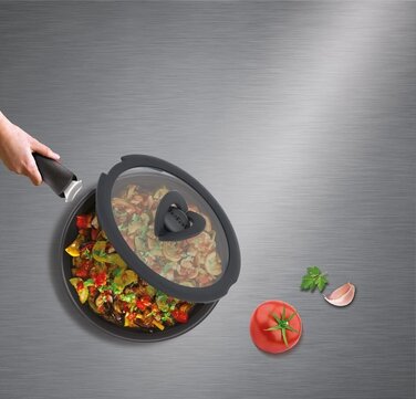 Tefal Кришка скляна Ingenio 16 см , скло, силікон