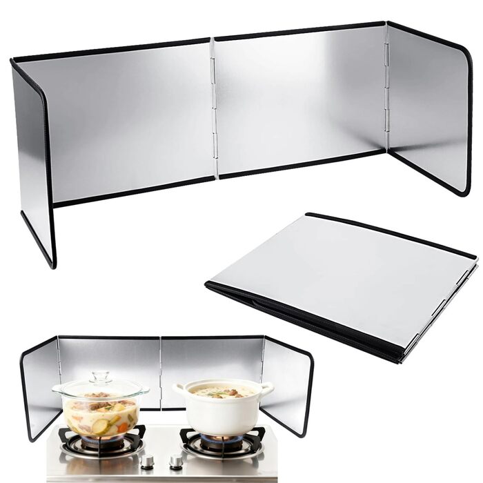 Компактний складний захист від бризок жиру 76,4 × 29,5 × 29,5 см DBAATTZ