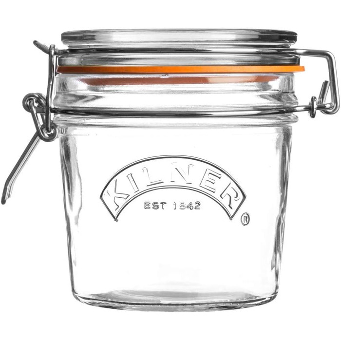 Стеклянная банка 0,35 л с зажимом Kilner