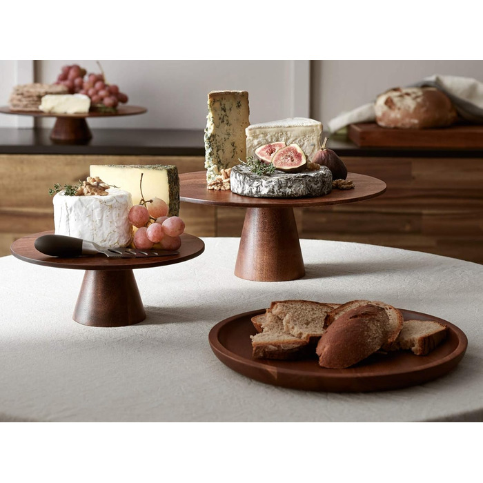 Подставка для торта деревянная 21 см Wood ASA