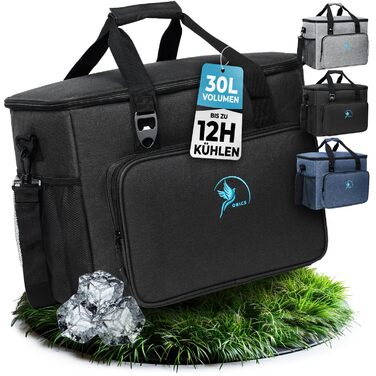 Термосумка 30 л черная Obics