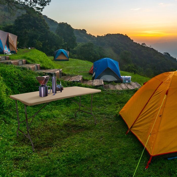 Складаний кемпінговий стіл 152x70х74 см hjh OFFICE