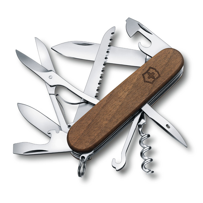 Ніж швейцарський 13 функцій, 91 мм, Victorinox Huntsman Wood