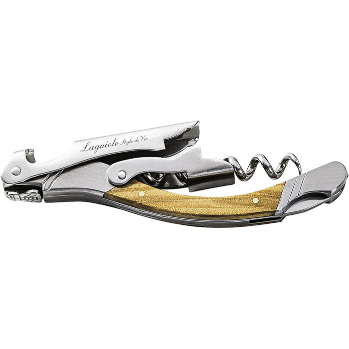 Штопор с открывалкой для бутылок и ножом для фольги Laguiole Style de Vie
