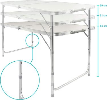 Складний багатофункціональний кемпінговий стіл зі стільцями GOODS+GADGETS