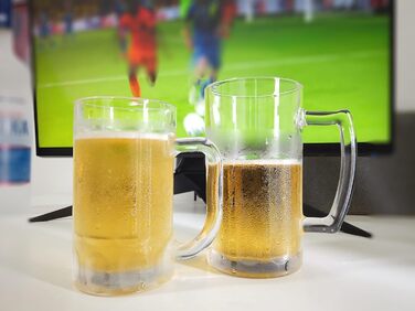 Пивні келихи з ручкою 6 шт 590 мл TUSAPAM