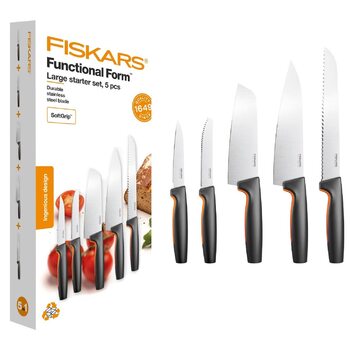 Набор кухонных ножей 5 предметов Fiskars