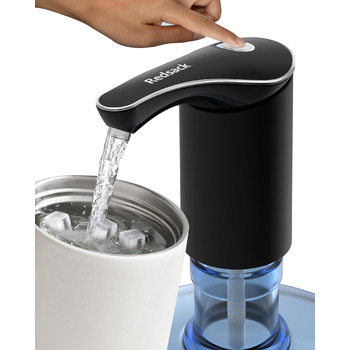 Потужний диспенсер для води з підзарядкою для 5-галонних пляшок Redsack